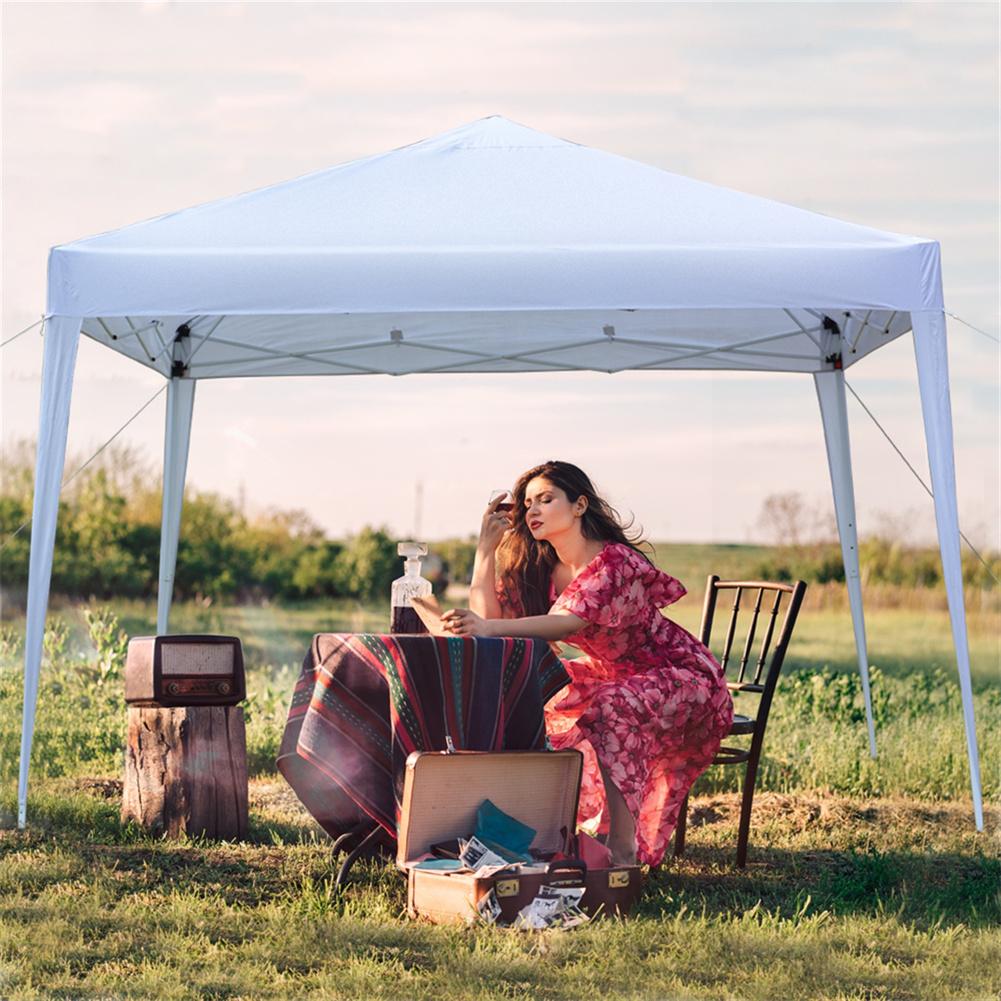 Cheap Goat Tents Portable Outdoor Folding Tent Waterproof Right angle Sun Shelter With Two Doors Two Windows 3 X 3meter   